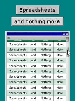 Spreadsheets and Nothing More cover art