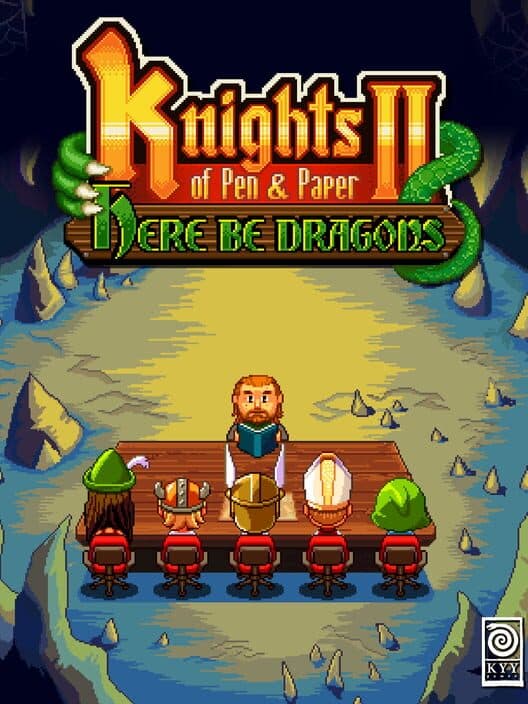 Knights of Pen and Paper II: Here Be Dragons cover art