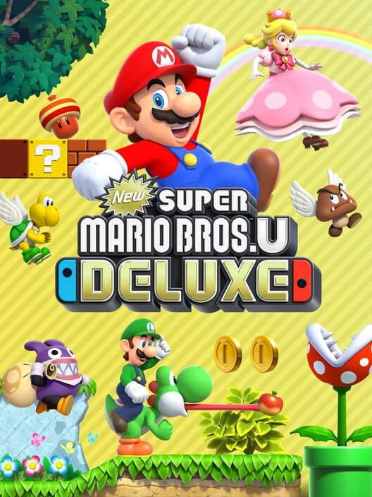 New Super Mario Bros. U Deluxe cover art