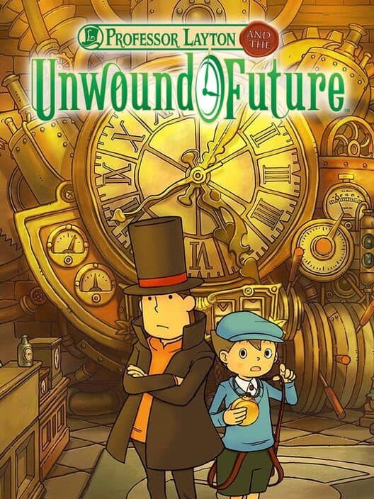 Professor Layton and the Unwound Future cover art