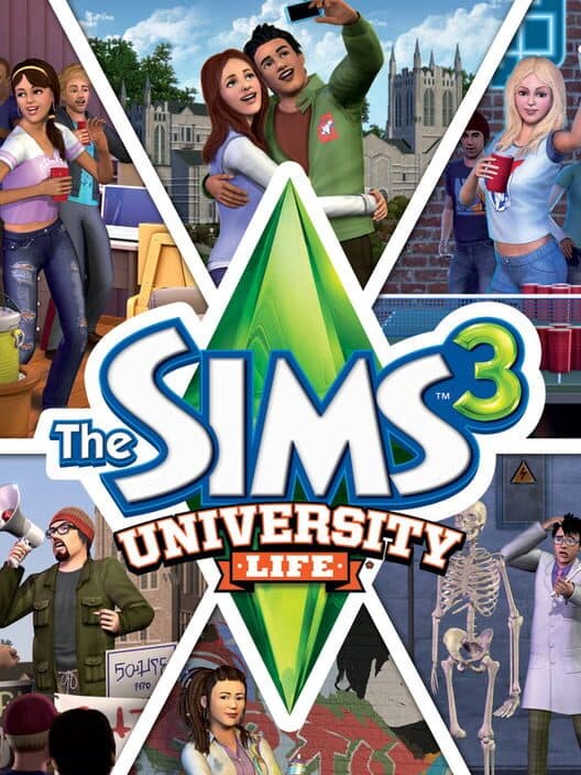 The Sims 3: University Life cover art