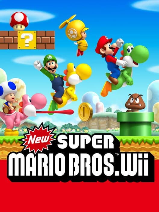 New Super Mario Bros. Wii cover art