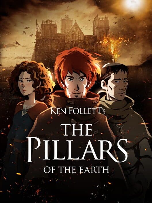 Ken Follett's The Pillars of the Earth cover art