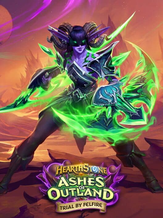 Hearthstone: Ashes of Outland - Trial by Felfire cover art