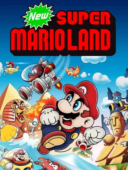 New Super Mario Land cover art