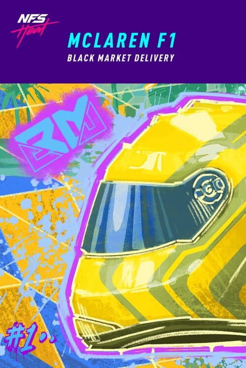Need for Speed: Heat - McLaren F1 Black Market Delivery cover art