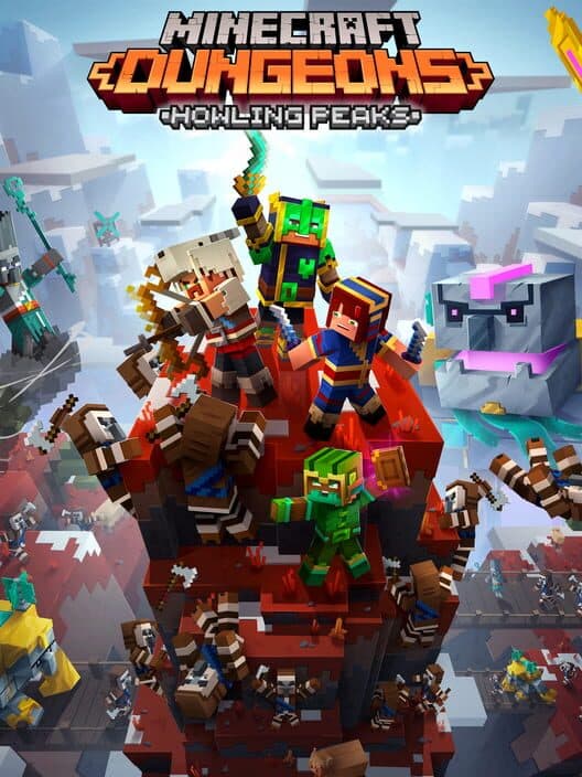 Minecraft Dungeons: Howling Peaks cover art