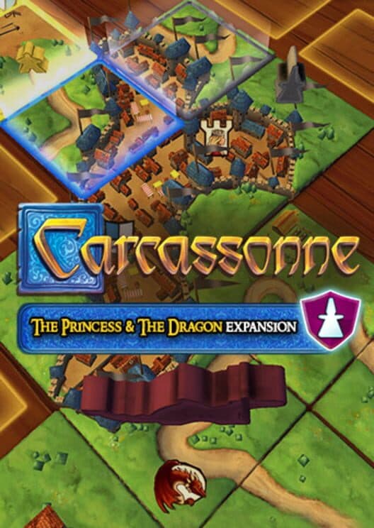 Carcassonne: The Official Board Game - The Princess & the Dragon cover art