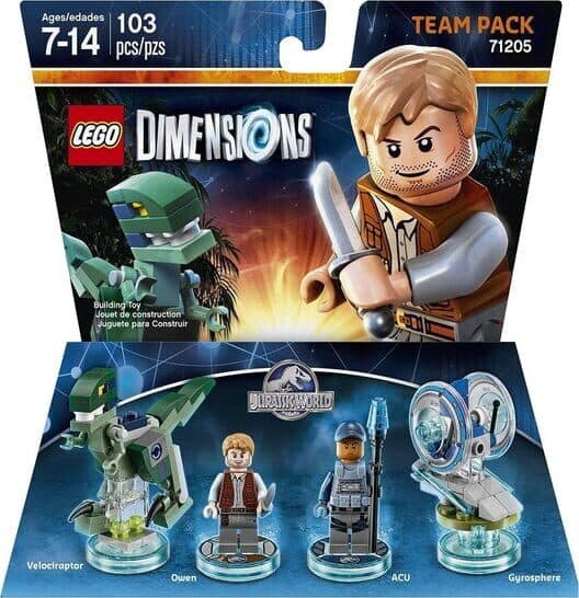 LEGO Dimensions: Owen and ACU Trooper (Jurrasic World) Team Pack cover art
