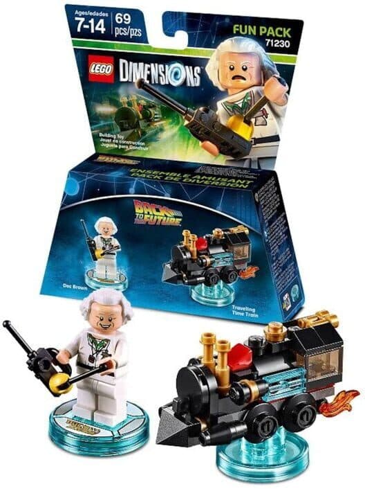 LEGO Dimensions: Back to the Future Doc Brown Fun Pack cover art