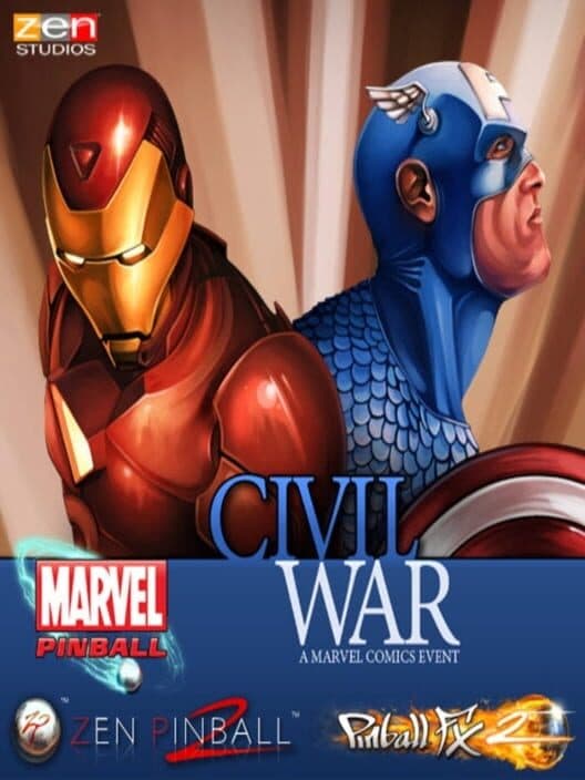 Pinball FX2: Marvel Civil War cover art
