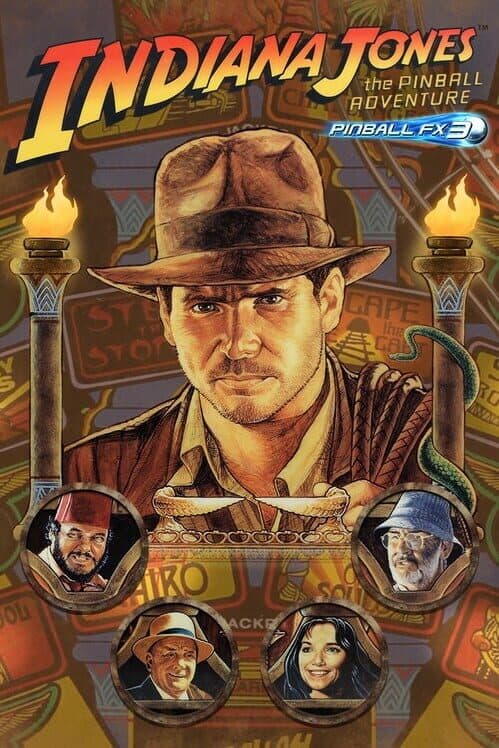 Pinball FX3: Indiana Jones - The Pinball Adventure cover art