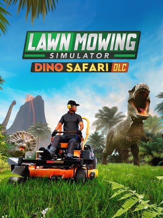 Lawn Mowing Simulator: Dino Safari cover art