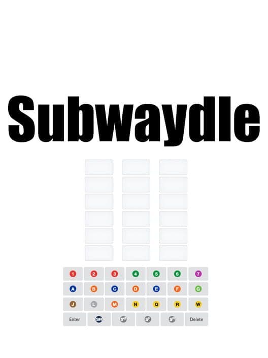 Subwaydle cover art