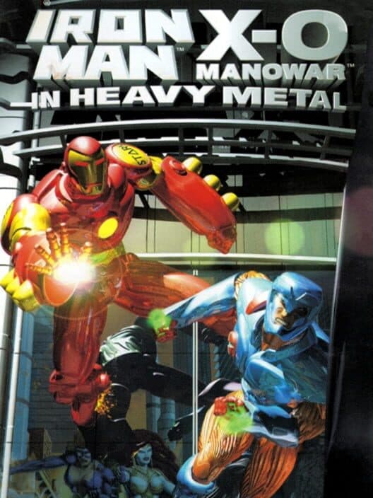 Iron Man and X-O Manowar in Heavy Metal cover art