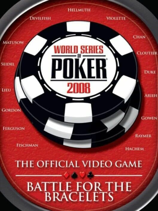 World Series of Poker 2008: Battle for the Bracelets cover art