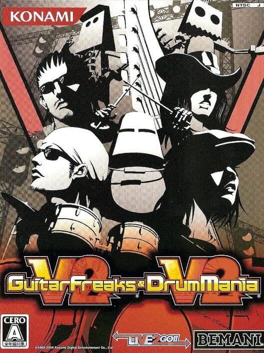 Guitar Freaks V2 & DrumMania V2 cover art