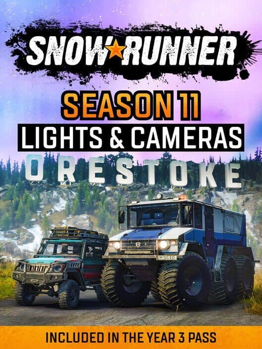 SnowRunner: Season 11 - Lights & Cameras cover art