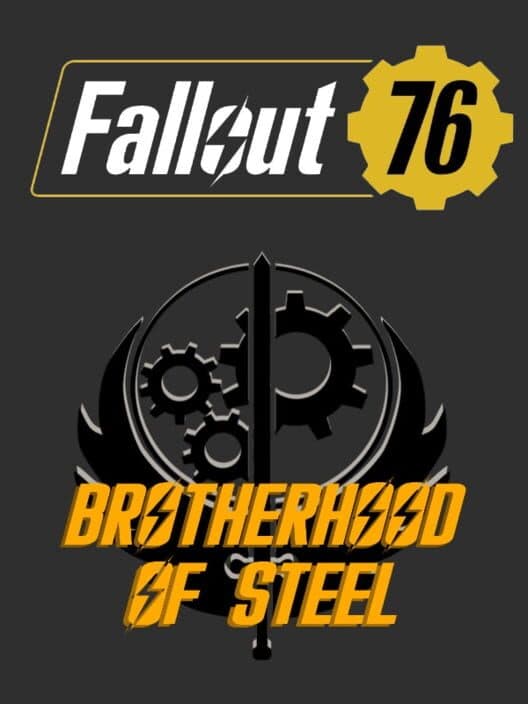 Fallout 76: Brotherhood of Steel cover art