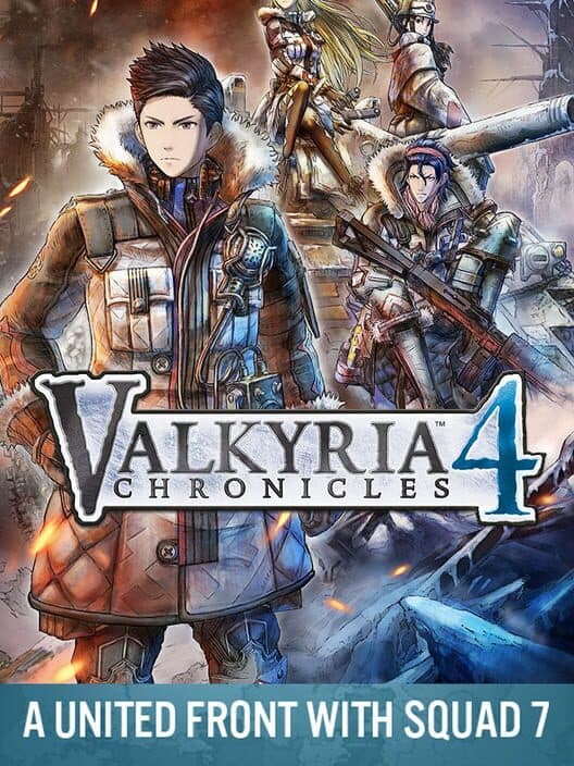 Valkyria Chronicles 4: A United Front with Squad 7 cover art