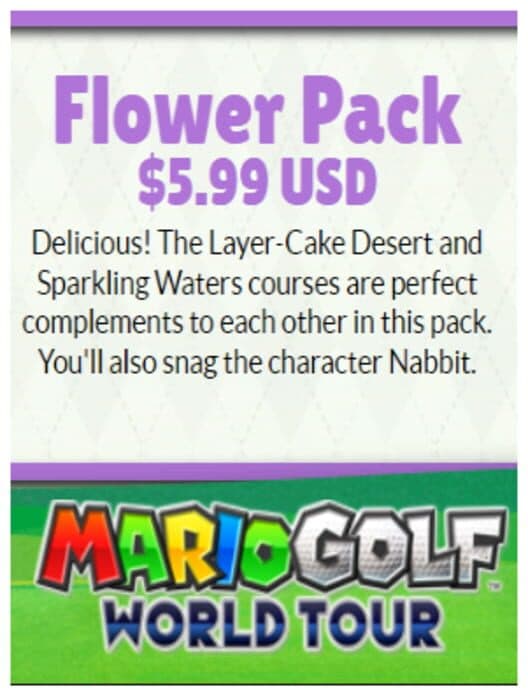 Mario Golf: World Tour - Flower Pack cover art