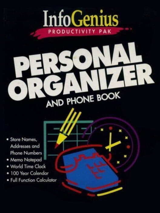 Personal Organizer and Phone Book cover art