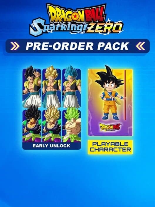 Dragon Ball Sparking Zero: Pre-order Pack cover art