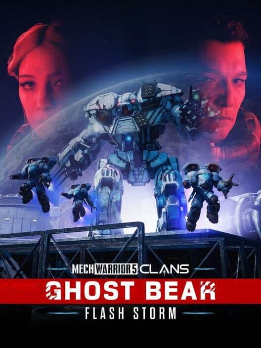 Mechwarrior 5: Clans - Ghost Bear Flash Storm cover art