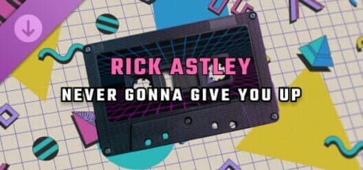 Synth Riders: Rick Astley - "Never Gonna Give You Up" cover art