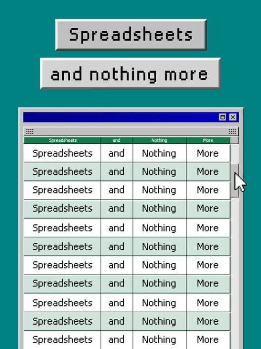 Spreadsheets and Nothing More cover art