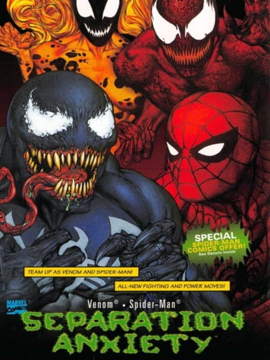 Venom/Spider-Man: Separation Anxiety cover art