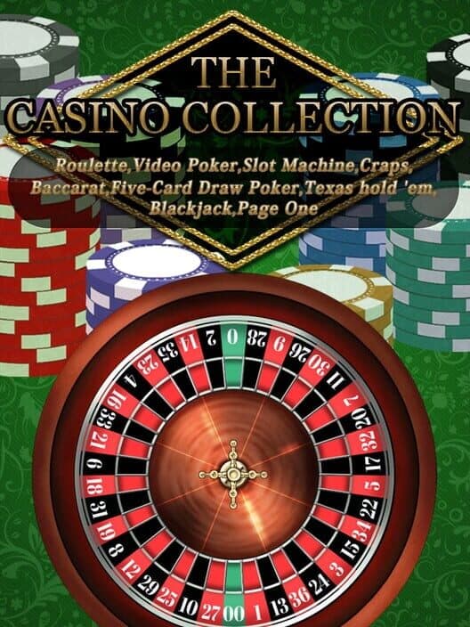 The Casino Collection: Ruleta, Vídeo Póker, Tragaperras, Craps, Baccarat, Five-Card Draw Poker, Texas hold 'em, Blackjack and Page One cover art