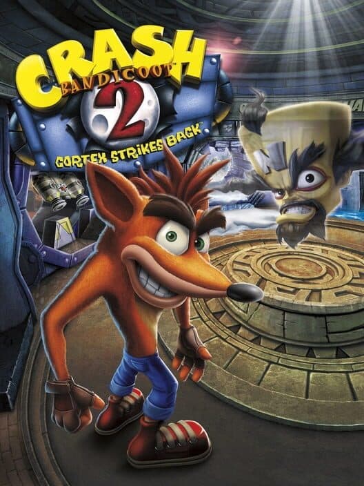 Crash Bandicoot 2: Cortex Strikes Back cover art