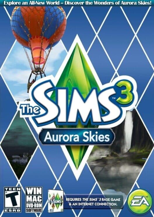 The Sims 3: Aurora Skies cover art