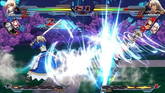 Nitroplus Blasterz: Heroines Infinite Duel screenshot 1