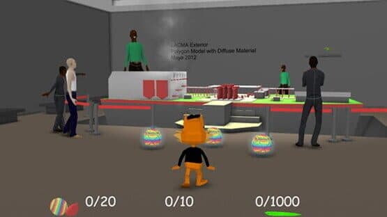 Bubsy 3D: Bubsy Visits the James Turrell Retrospective screenshot 1