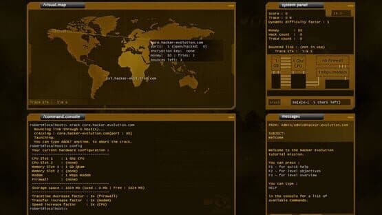 Hacker Evolution screenshot 1