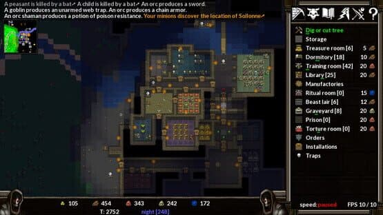 KeeperRL screenshot 1