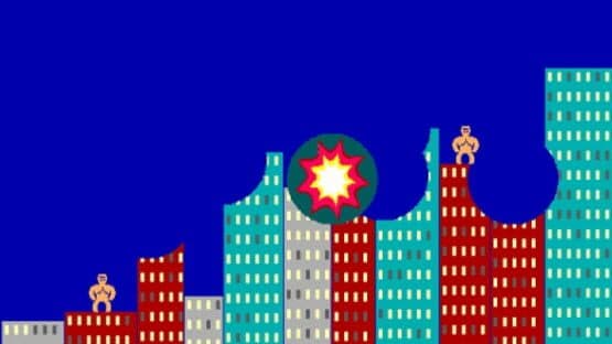 Qbasic Gorillas screenshot 1