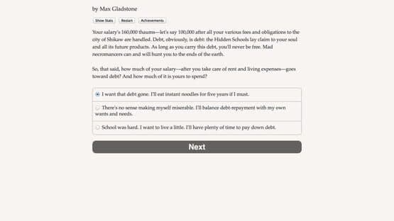 Choice of the Deathless screenshot 3