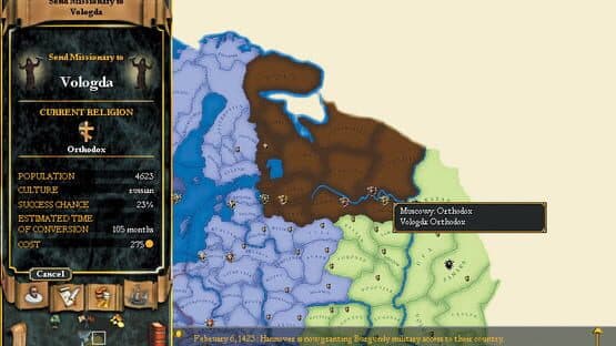 Europa Universalis II screenshot 2