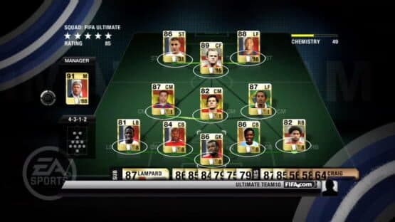 FIFA 10: Ultimate Team screenshot 2