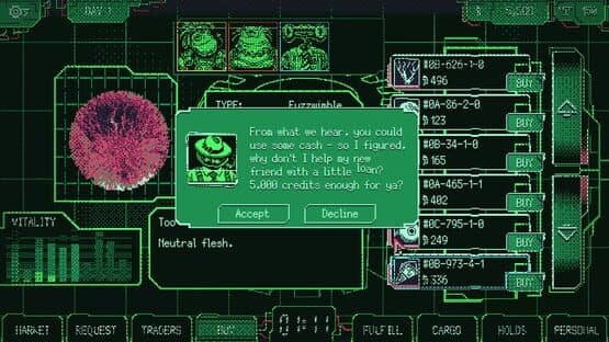 Space Warlord Organ Trading Simulator screenshot 4