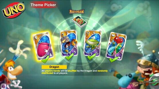 Uno: Rayman Theme DLC screenshot 2