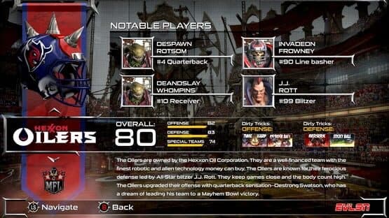 Mutant Football League: Dynasty Edition - Purple Oil Pack screenshot 1