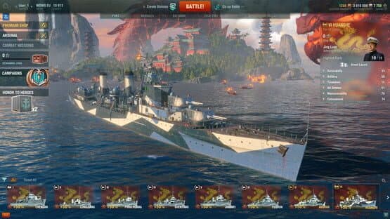 World of Warships: Huanghe Pack screenshot 1