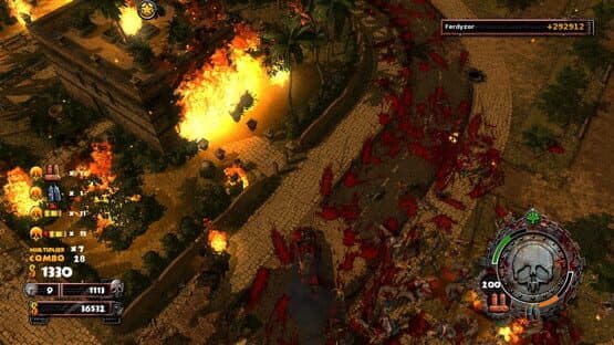 Zombie Driver HD: Burning Garden of Slaughter screenshot 2