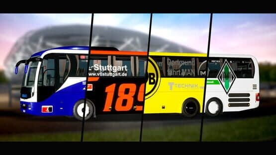 Fernbus Simulator: Football Team Bus screenshot 1