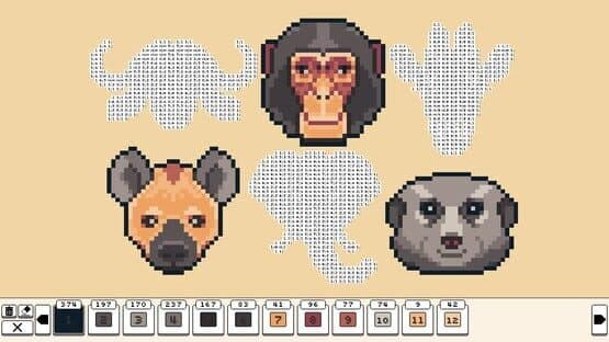 Coloring Pixels: Safari Pack screenshot 1