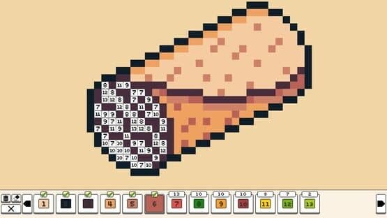 Coloring Pixels: Food Pack screenshot 3